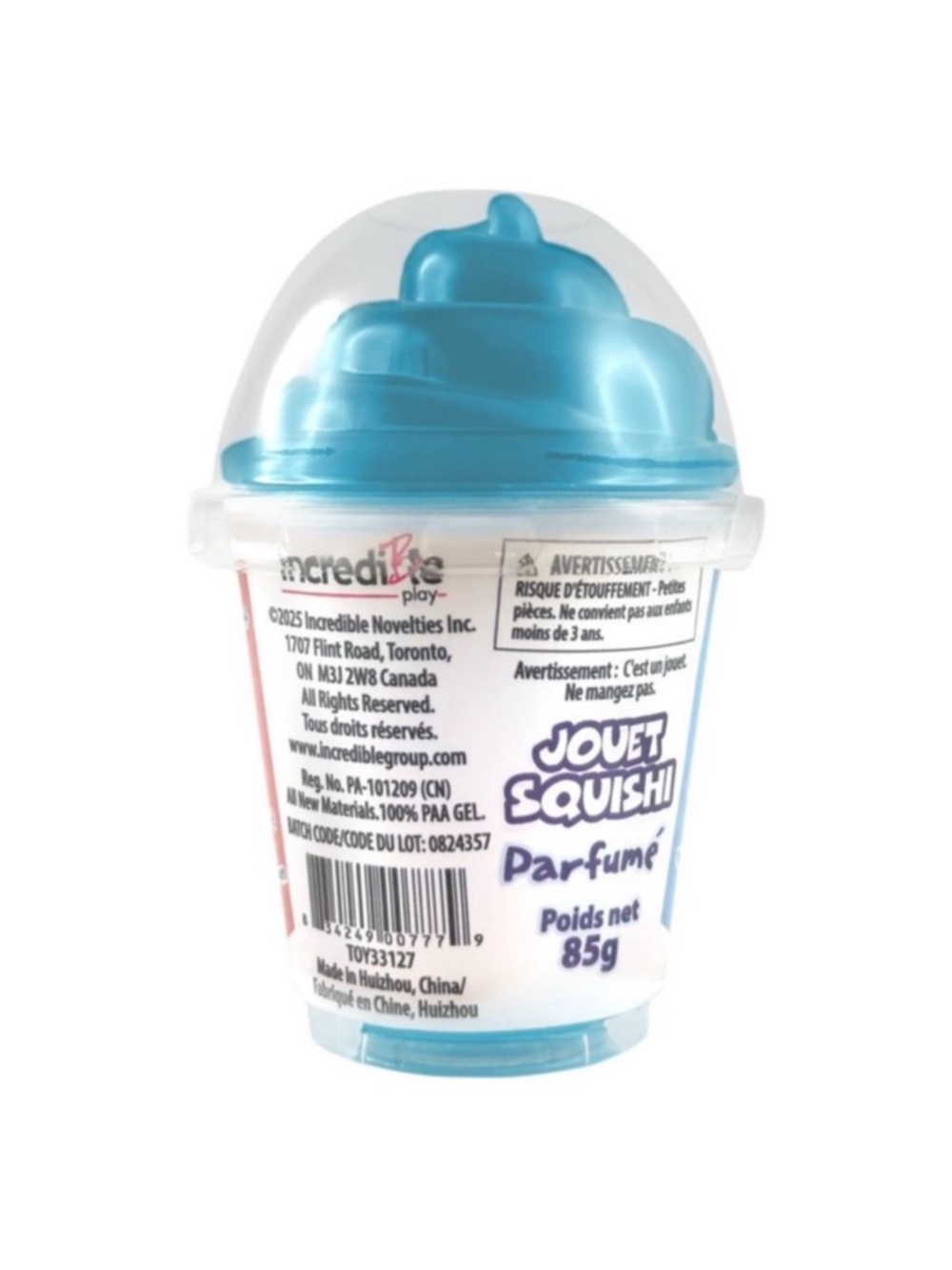 ICEE Squishy Scented Fidget Toy - Blue Raspberry - Picture 2 of 3